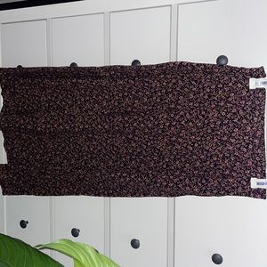 Floral print maxi skirt